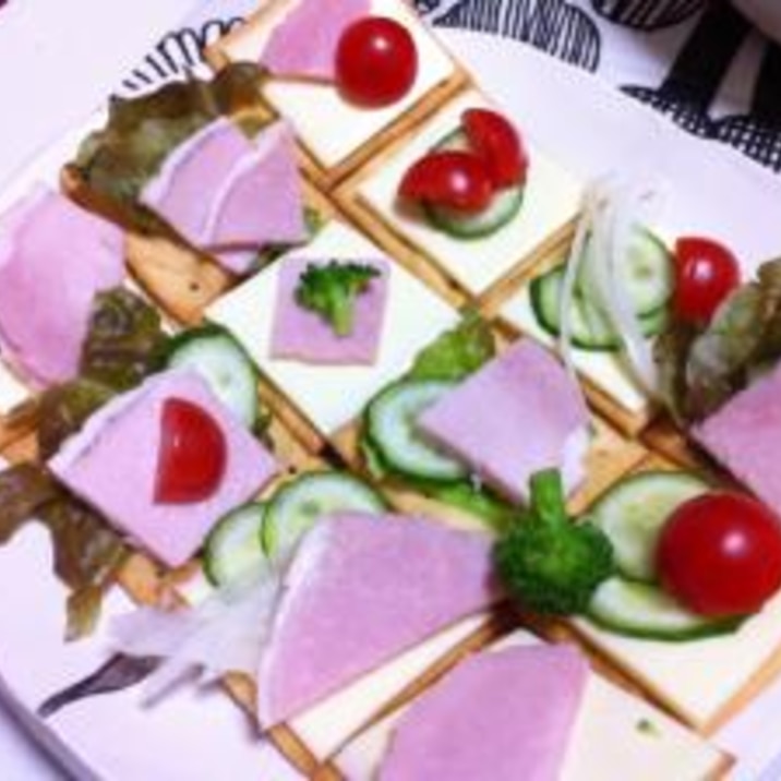 パーティーに のせるだけクラッカー レシピ 作り方 By Chicchimo 楽天レシピ